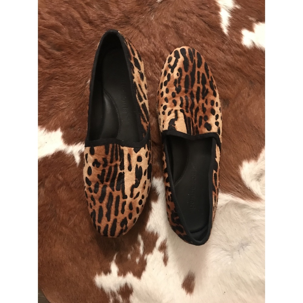 Gentle Souls Cheetah Slide Loafer